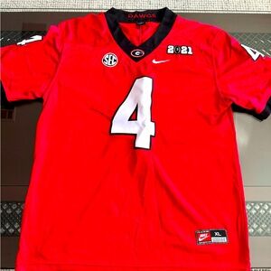 XL Georgia Bulldogs James Cook 2021 National Championship Jersey